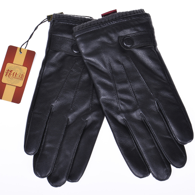 Wholesale men's fall/winter leather gloves and wool mittens Korean Sheepskin gloves