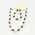 5-6 natural freshwater pearl and black Crystal beads necklace