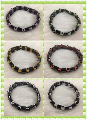 Keeping weak magnetic cat eyes black stone bracelets S5