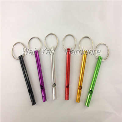 Aluminum alloy grain style whistles lifeguard whistle outdoor products