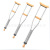 Medical axillary crutch hand battle crutches Aluminum Alloy cane crutches stick height adjustable telescopic 