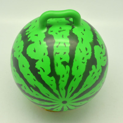 Green PVC20cm handle ball