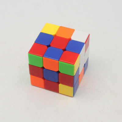 Color ABS heat transfer rubik's cube