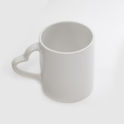 Heat transfer coating cup image cup heart cup white cup