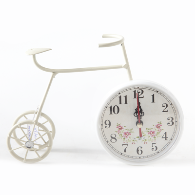European American Wrought Iron Floor Clock Craft Home Creative Home Decoration Bicycle