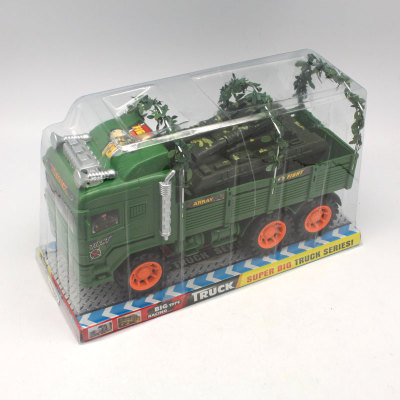 P-inertial Camo hood mounted plastic children's toys trailer
