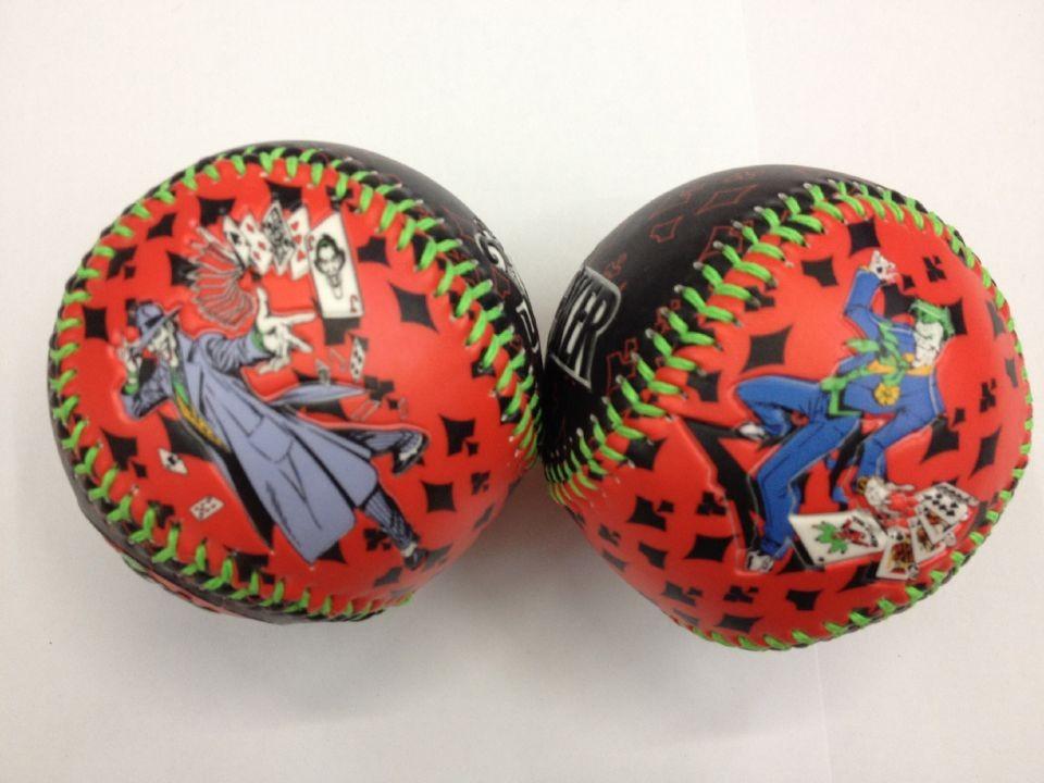 棒球 美国动漫人物印刷 蜘蛛侠 蝙蝠侠 超人等可爱卡通印刷