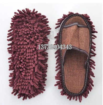 Lazy Cleaning Mop Slippers High Quality Chenille Ground Slippers Home Floor Shoes