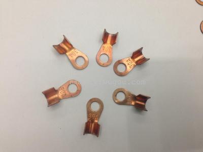 Copper grounding wire nose openings welded machine parts copper nose