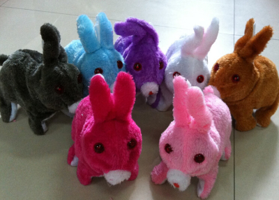 Electric rabbit pink, white, grey, Brown, blue, purple
