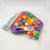 Process-color plastic triangles stacked high ball toy