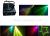 Red and green laser lights line the stage lights, dazzle dancing voice-activated stage light