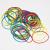 Bright colored rubber bands, bundle of money color rubber bands, rubber band