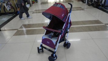 Children umbrella of aluminum alloy car exports Korea carts reclining seats, with shock