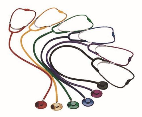 Multicolor Stethoscope Medical Single Head Stethoscope Medical Supplies