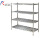 Mobile shelf stainless steel assembly four layer mobile shelf commercial welding assembly and disassembly shelf