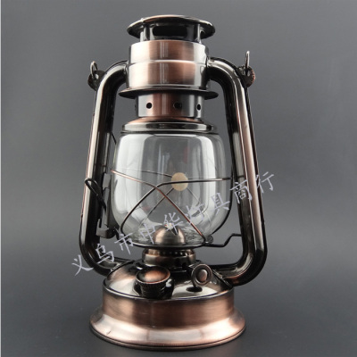 Premium Classic copper plated headlight drama movie prop display the kerosene Lantern portable Lantern