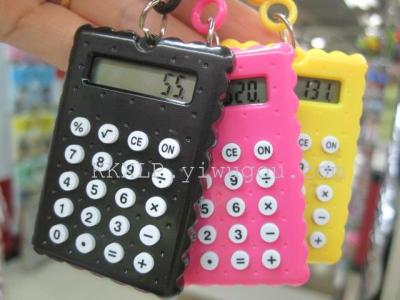 Square small authentic European biscuits small Calculator calculator pendants wholesale discounts pocket calculator