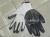 Working gloves, small eyes, gloves, gloves, 10th, white gray rubber gloves