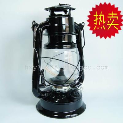 Decorative antique oil lamp antique black Lantern lamp device portable lights