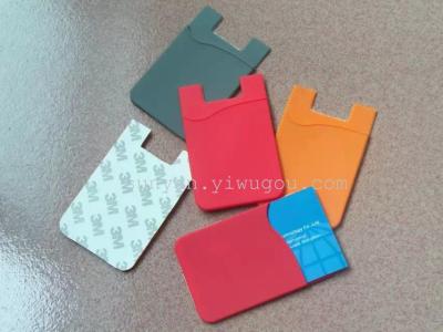 Silica gel card phone supports mobile phone universal print silicone cell phone support