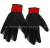 Gloves, gloves, 13 yarn needle, thread yarn hang gloves, knit gloves, red vinyl gloves