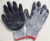 Gloves vinyl gloves, grey yarn, 10-pin yarn thread knit gloves