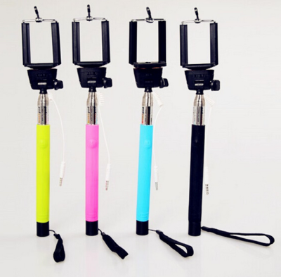 Z07-5 selfie stick with wire, bluetooth selfie stick, 5S tube selfie stick