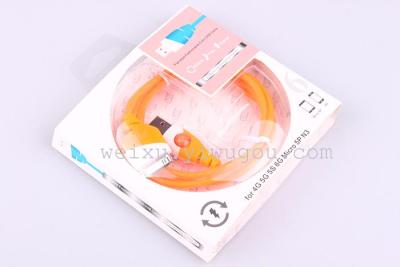New phone diamond charging data cable  4G 