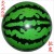 Thick PVC balloon watermelon ball stall supply children patted the ball ball