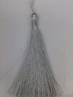 银丝流苏 须长12.5公分 吊头3公分