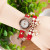 New European and American style long belt ladies key pendant fashion decorative watch