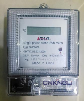 Digital meter Single phase static KWh led display 10(40)A