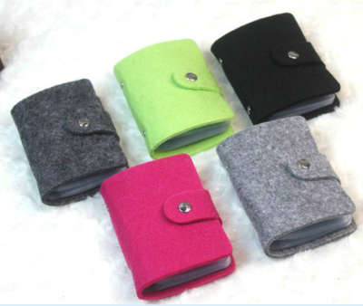 Korea green vintage wool felt for 24-bit card multi card card card packs
