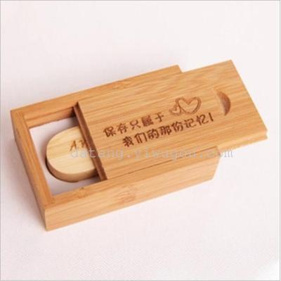 Green wood business-USB flash drives wood USB gift u offer customizable company logo