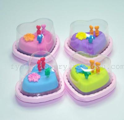 Creative gifts love cake Eraser Eraser factory outlets can be customized