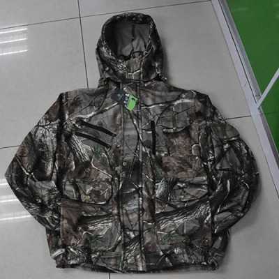 Outdoor new Bionic hunting clothing camouflage fishing fleece clothes waterproof and breathable hunting clothes