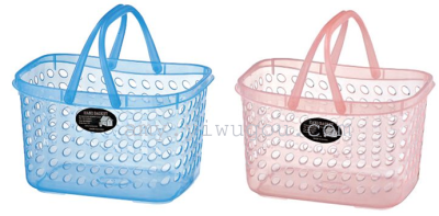 Oval-shaped fruits shower gel hand-baskets of toiletries cosmetics desktop storage basket
