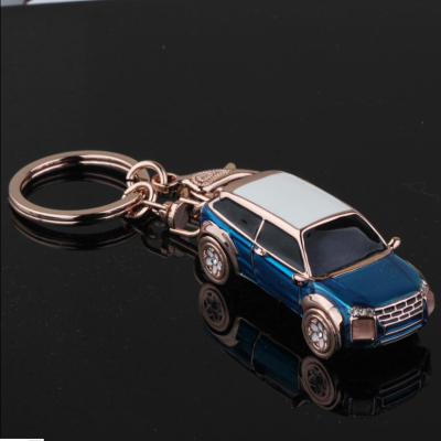 Car fashion diamond key chain crystal point drill car bag pendant alloy creative pendant