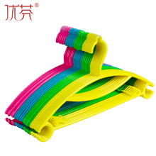 Rainbow plastic hangers