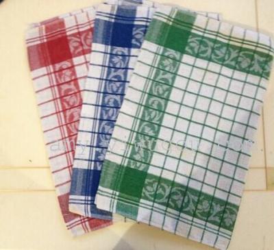 Large chains of coarse Calico Plaid cotton linen Tea towel cloth pastoral air coaster mat 50*70cm