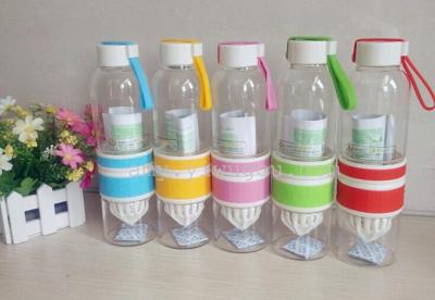 Creative Korean style double glazed colorful juice glasses of lemonade cups