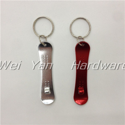 Professional beer aluminum snowboard style bottle opener promotional gifts