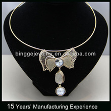 European and American popular Iron Butterfly Necklace Yiwu onion powder factory handmade jewelry