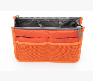 Korean version of thickened Chalk bag cosmetic bag double zipper storage bag admission package package in new amenity package