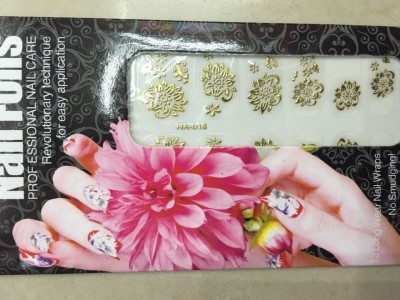 Bronzing Nail Sticker Nail Sticker