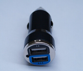 JS-0382 bullet dual USB car charger