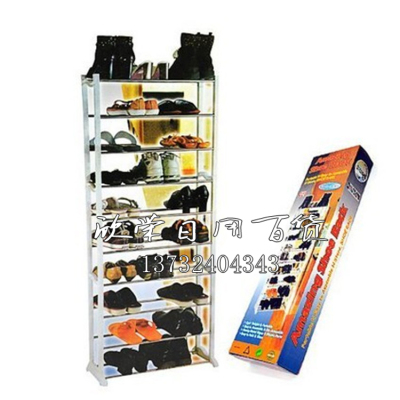 [Factory Direct Sales] 10-Layer Shoe Rack 10-Layer Shoe Rack Multi-Functional Combination Shoe Rack 10-Layer 30 Pairs