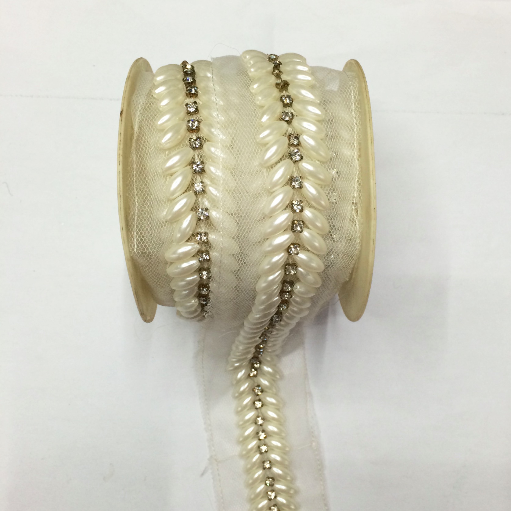 服装辅料防珍珠手工条码玻璃钻花边箱包饰品