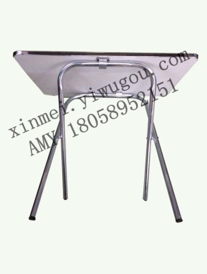 Folding table learning desk computer table cartoon children's toy table board and iron pipe material small table